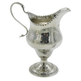 George III Sterling Silver Pedestal Cream Jug Antique 1785 London