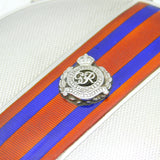 WWII Sterling Silver & Enamel Royal Artillery Makeup Compact Antique Birmingham