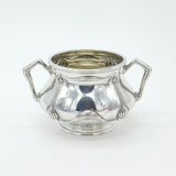 Art Nouveau German .800 Silver Floral Sugar Bowl Koch & Bergfeld c1890 Bremen