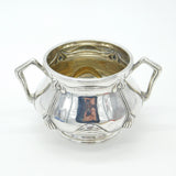 Art Nouveau German .800 Silver Floral Sugar Bowl Koch & Bergfeld c1890 Bremen