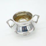 Art Nouveau German .800 Silver Floral Sugar Bowl Koch & Bergfeld c1890 Bremen