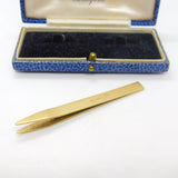 Pair of 9ct Yellow Gold Vanity Tongs or Pincers Vintage 1982 London