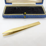 Pair of 9ct Yellow Gold Vanity Tongs or Pincers Vintage 1982 London