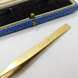 Pair of 9ct Yellow Gold Vanity Tongs or Pincers Vintage 1982 London