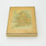 Handmade Victorian Wooden Puzzle Administrative Counties of England & Wales c1850 Antique