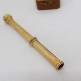 Victorian 9ct Gold Cased R Initial Intaglio Propelling Pencil c1880 Antique