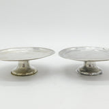 Exeter George I Sterling Silver Pair of Tazza Dishes John Elston Antique c1724