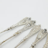 Berthold Muller Set of Six Victorian Sterling Silver Cupid Tea Spoons 1895 London Import