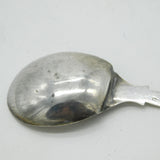 Georgian Sterling Silver Floral Tea Caddy Spoon 1820 Birmingham Ledsam & Vale