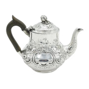 George III Sterling Silver Floral Batchelors Teapot Antique 1768 London