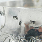 Charles II Restoration Sterling Silver Floral Porringer Antique 1668 London