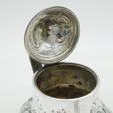 George III Sterling Silver Floral Batchelors Teapot Antique 1768 London