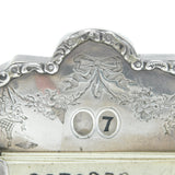 Victorian Sterling Silver Floral Perpetual Desk Calendar Working 1901 London
