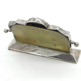Victorian Sterling Silver Floral Perpetual Desk Calendar Working 1901 London