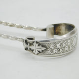 Victorian Sterling Silver Leaf Pattern Aesthetic Sugar Tongs Antique 1877 Sheffield