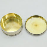 George II Sterling Silver Snuff Box Chronos 'Time Overcomes All' Antique c1750 Augustin Le Sage