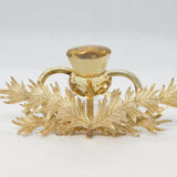 Inverness Scottish Provincial Sterling Silver, Citrine Thistle Place Setting c1890
