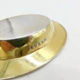 Georgian Sterling Silver Gilded Treat Dish Or Bowl Antique 1801 London