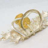 Inverness Scottish Provincial Sterling Silver, Citrine Thistle Place Setting c1890