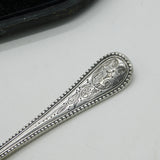 Boxed Victorian Sterling Silver Christening Cutlery Set 1861 London Antique