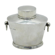 Victorian Sterling Silver Canister Tea Caddy Antique 1899 Sheffield