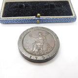 King George III 'Cartwheel' Twopence Coin 1797 in Fair Condition