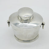 Victorian Sterling Silver Canister Tea Caddy Antique 1899 Sheffield