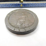 King George III 'Cartwheel' Twopence Coin 1797 in Fair Condition