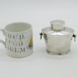 Victorian Sterling Silver Canister Tea Caddy Antique 1899 Sheffield