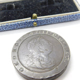 King George III 'Cartwheel' Twopence Coin 1797 in Fair Condition