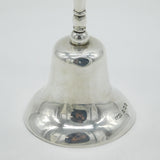 Edwardian Sterling Silver Dinner Bell Antique 1909 Birmingham