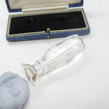 Georgian Carved Rock Crystal Heraldic Intaglio Wax Seal Stamp Antique c1820 AF