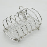 George IV Sterling Silver Six-Part Toast Rack Antique 1825 London