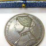 Queen Victoria Salvation Army or Boer War Re-Engraved Bonnet Penny Antique c1890 British Museum J.3248