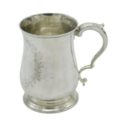 George III Sterling Silver Christening Mug Antique 1760 London William Cripps
