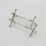 George III Pair of Sterling Silver Knife Rests Antique c1770 London Ebenezer Coker