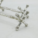 George III Pair of Sterling Silver Knife Rests Antique c1770 London Ebenezer Coker