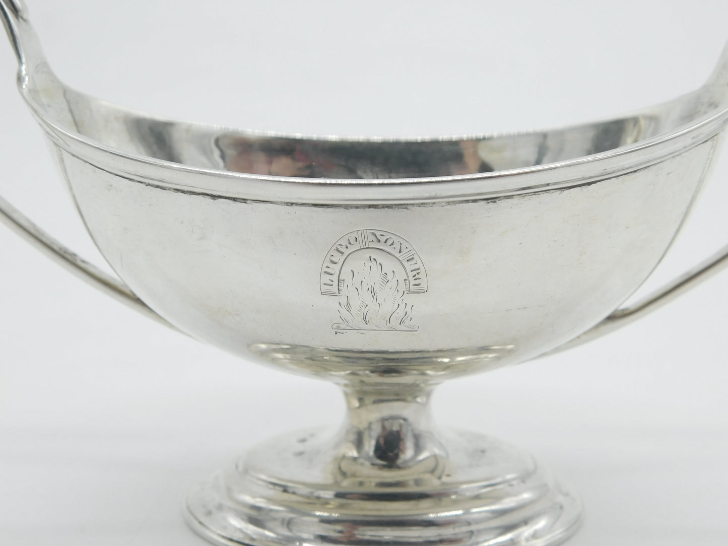 Georgian Sterling Silver Two Handled Sugar Bowl 1797 London Charles Fox