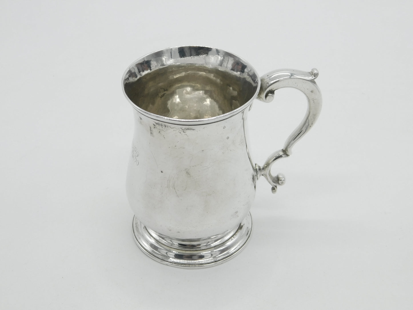 Early Georgian Sterling Silver Half Pint Tankard Mug London 1761 William Withers