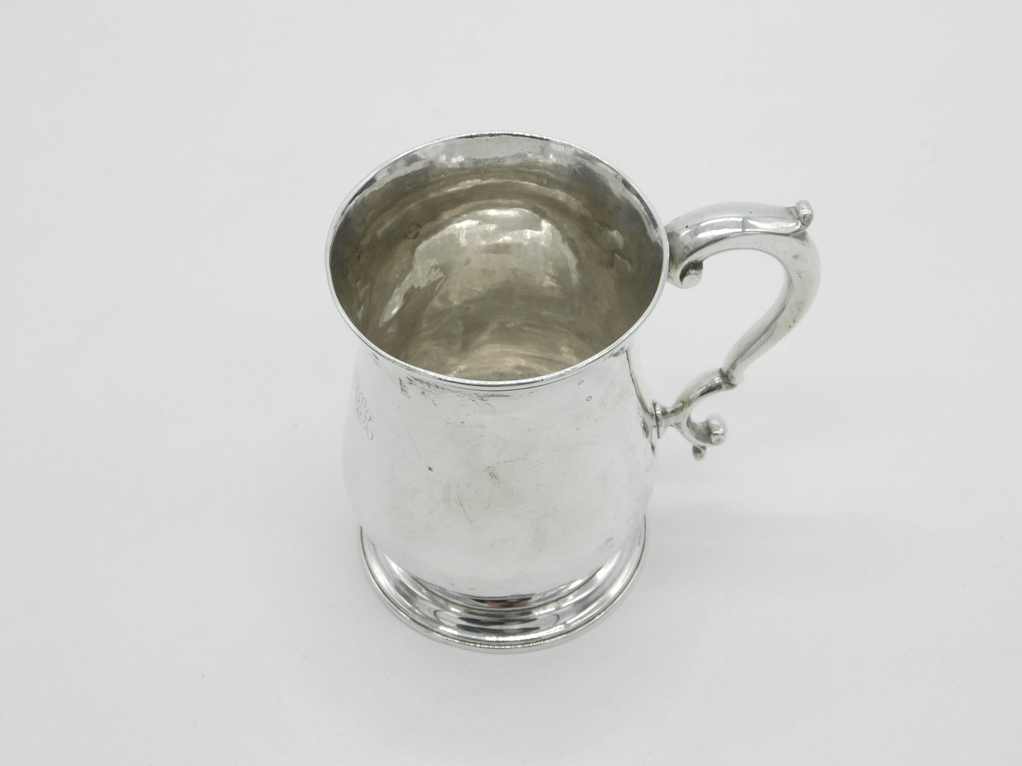 Early Georgian Sterling Silver Half Pint Tankard Mug London 1761 William Withers