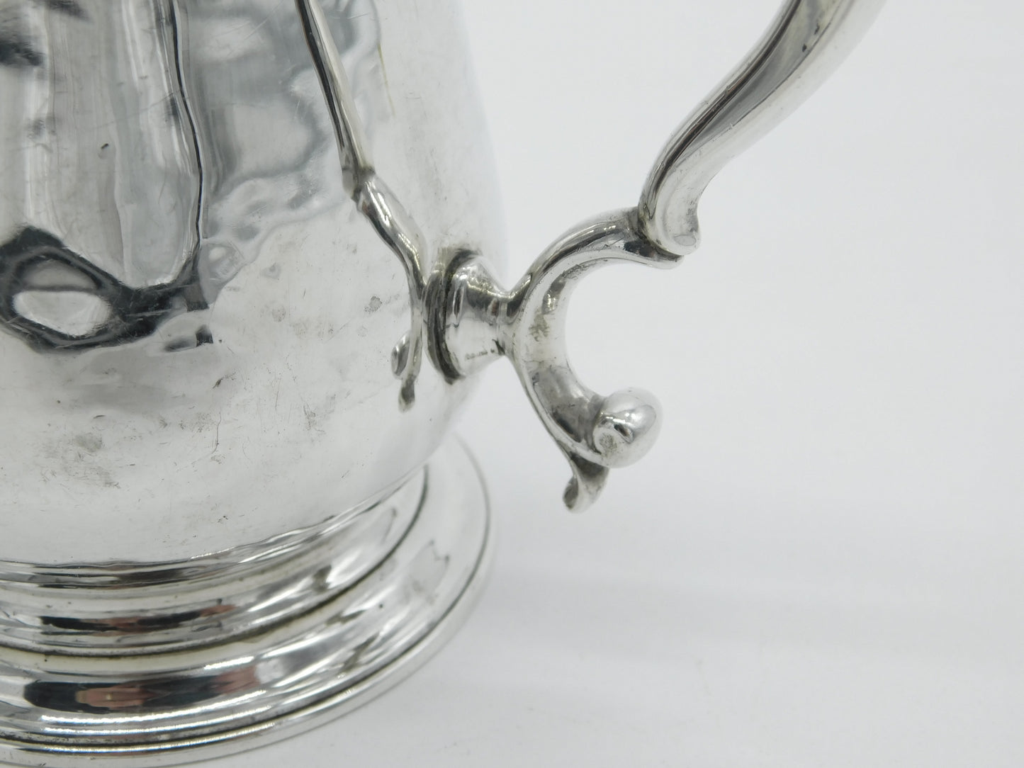 Early Georgian Sterling Silver Half Pint Tankard Mug London 1761 William Withers