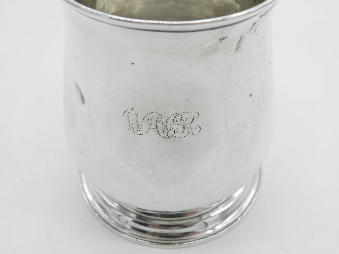 Early Georgian Sterling Silver Half Pint Tankard Mug London 1761 William Withers