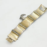 Ottoman 19th Century Sterling Silver Desert Campaign Scene Bangle Antique 1899