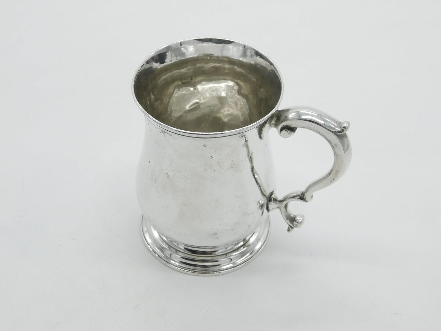 Early Georgian Sterling Silver Half Pint Tankard Mug London 1761 William Withers