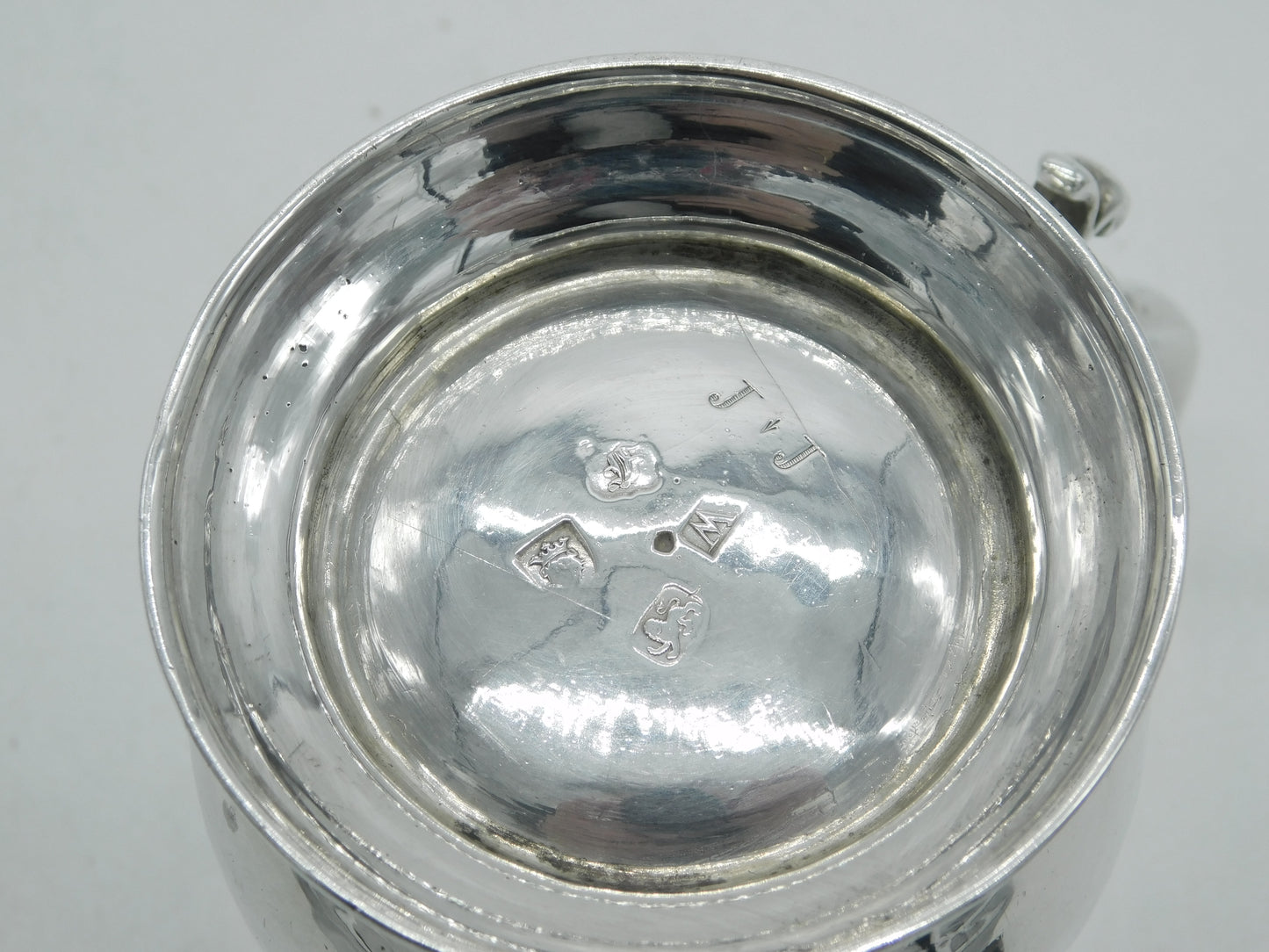 Early Georgian Sterling Silver Half Pint Tankard Mug London 1761 William Withers