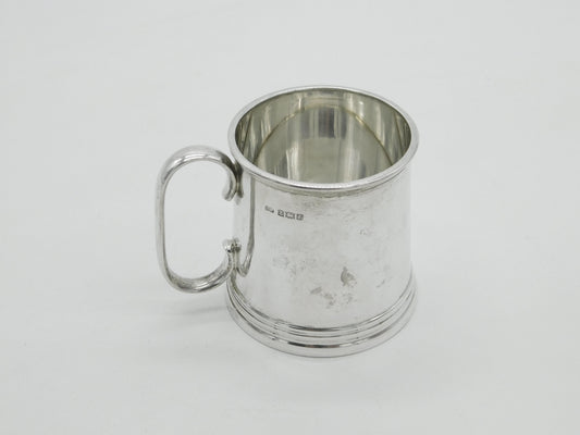 Sterling Silver Christening Mug or Cup 1979 Birmingham Vintage Joseph Rodgers