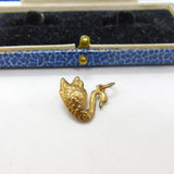 9ct Yellow Gold Proud Swan Charm or Pendant Vintage 1977 Sheffield