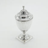 Georgian Sterling Silver Pedestal Muffineer Sugar Caster 1802 London Antique