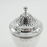 Georgian Sterling Silver Pedestal Muffineer Sugar Caster 1802 London Antique