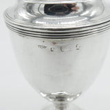Georgian Sterling Silver Pedestal Muffineer Sugar Caster 1802 London Antique